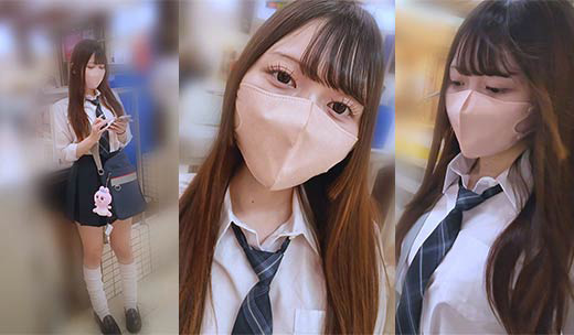 【ムッチリ童●Fカップデカ尻】ちょい生意気な極美女ギャルJ●ちゃん 初めての潮吹き生中出しSEX