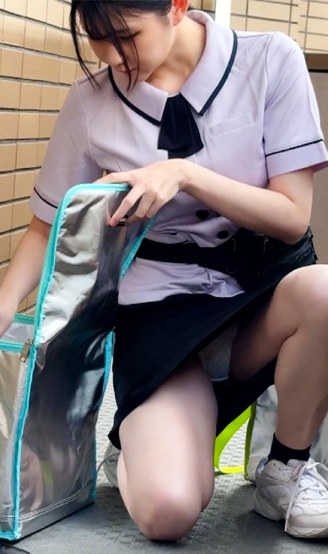 隠しきれないビッチ感がたまらん…Fさん。乳酸菌訪問販売レディ。