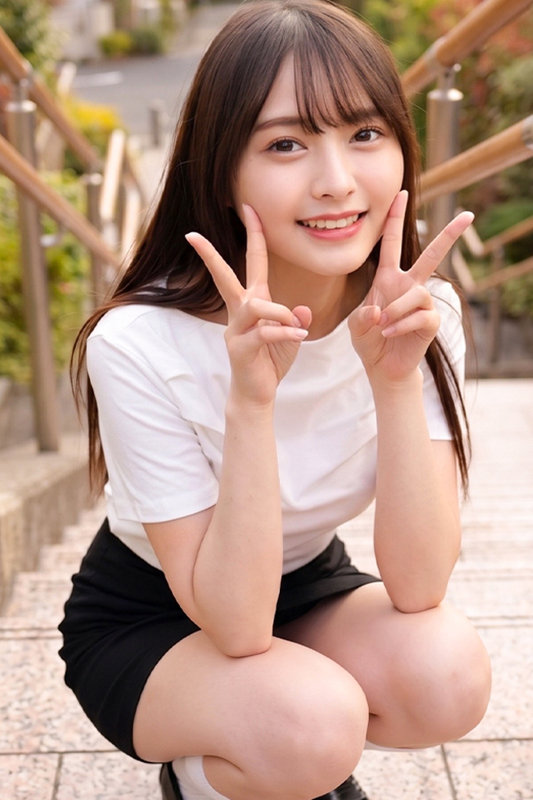 【4K高画質】メレンゲ素股で蕩ける文学部JD「いつきちゃん」!清楚な色白美人がナンパ企画で中出し昇天!